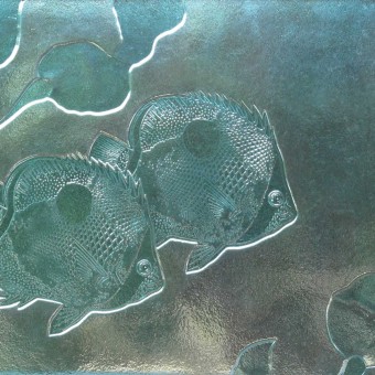 Cast Glass Reef Fish Wall Art