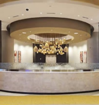 Carved Cast Bamboo Glass Panels